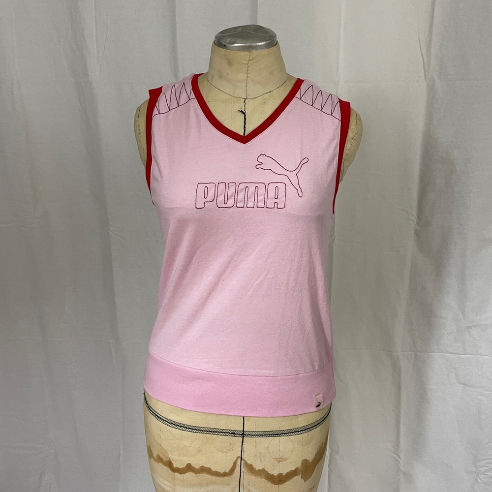 Puma Pink Tank Top Size Medium NWT